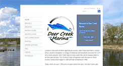 Desktop Screenshot of deercreekmarina.com