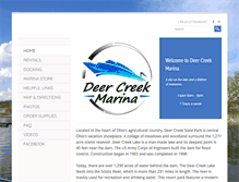 Tablet Screenshot of deercreekmarina.com